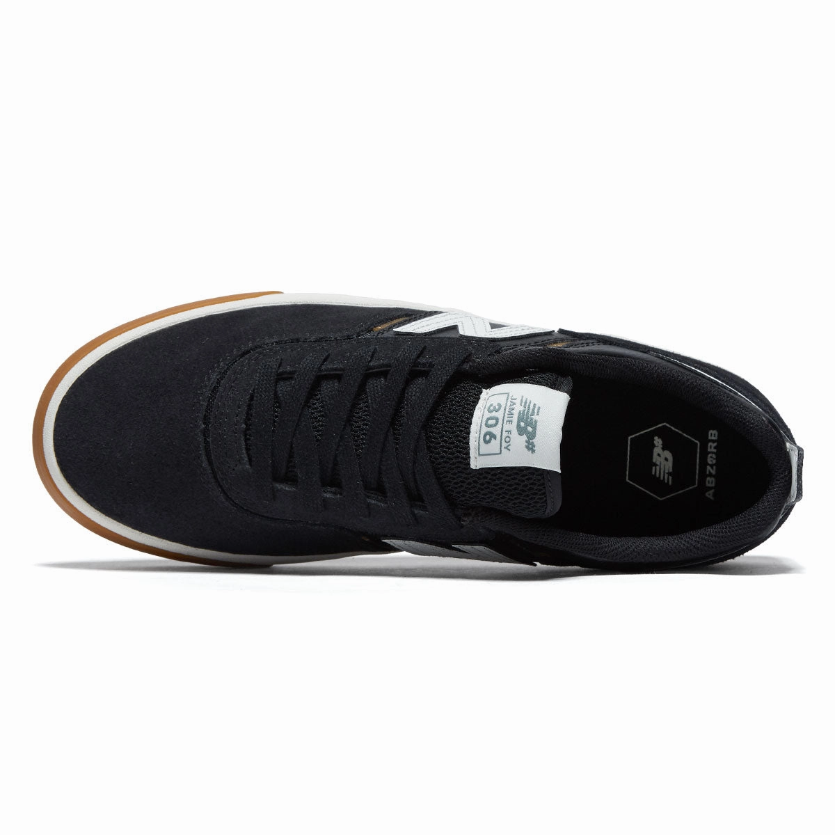 New Balance 306 Foy Shoes - Black/White Suede Protective Fit