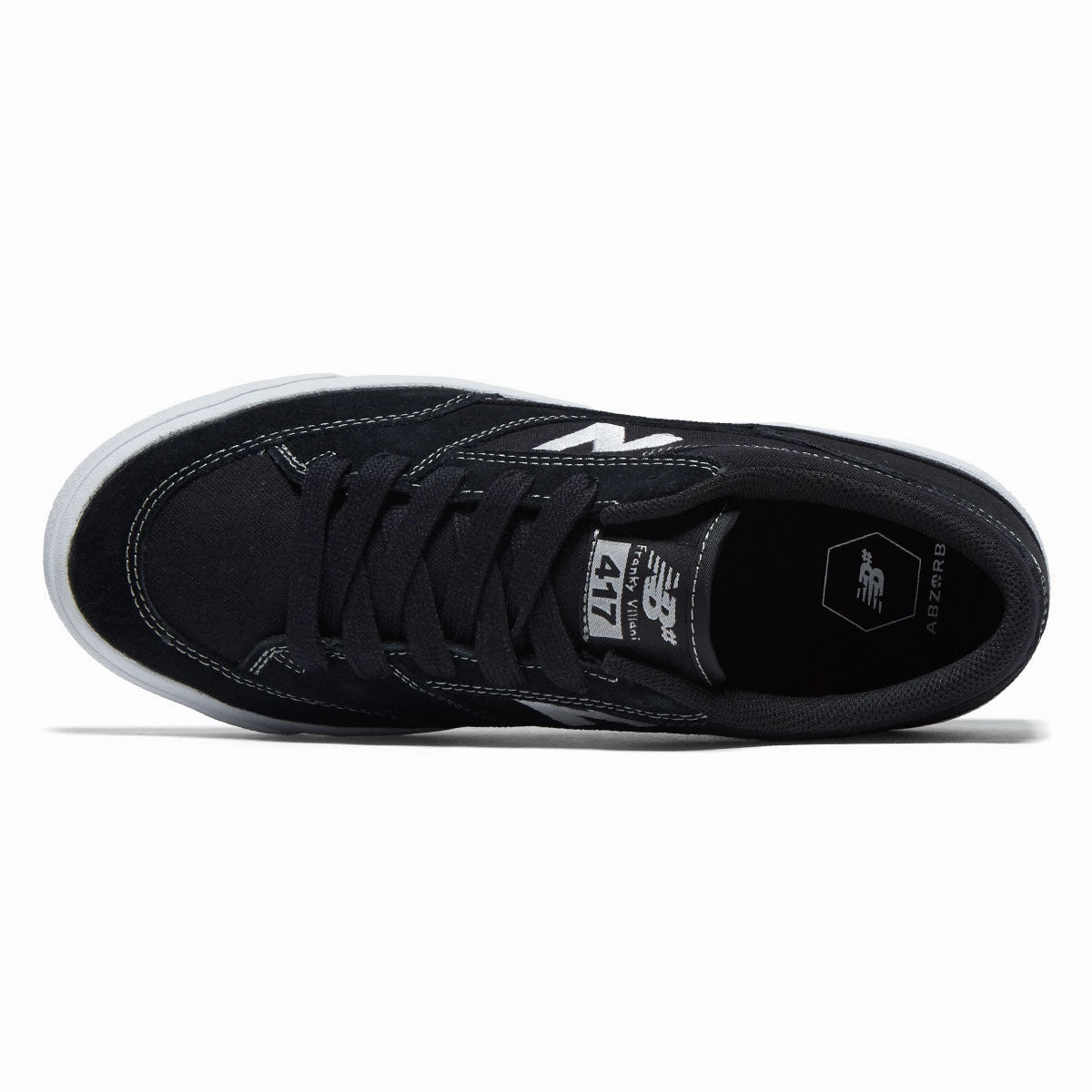 New Balance 417 Villani Low Shoes - Black/White Air Turn