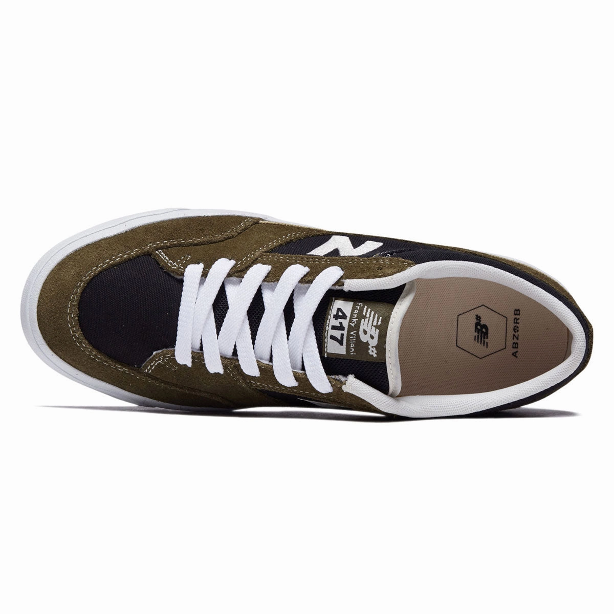 New Balance 417 Villani Low Shoes - Dark Olive/Black Flex Fit