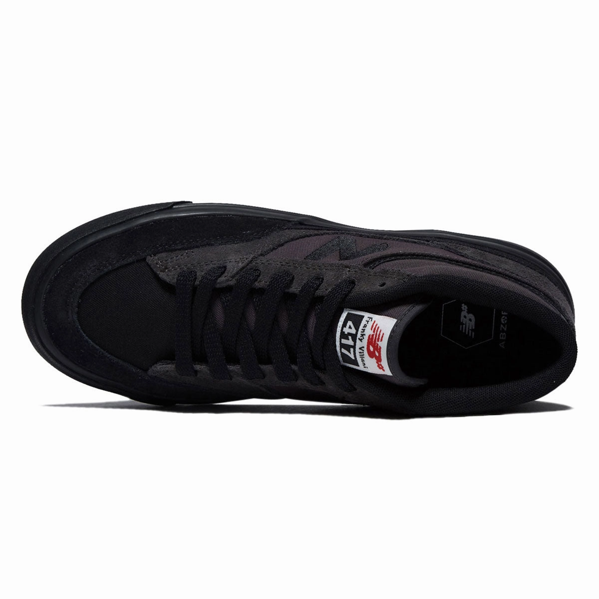 New Balance 417 Villani Shoes - Dark Grey/Black Soft Step