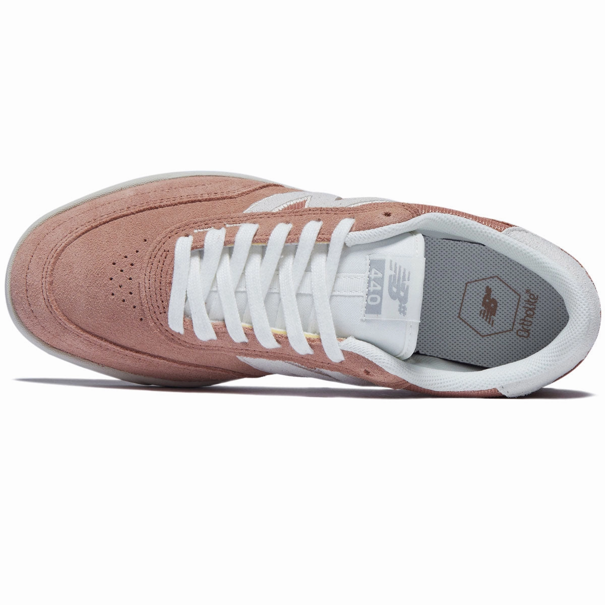 New Balance 440 V2 Shoes - Rose/White Sleek Finish