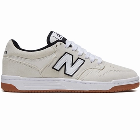 New Balance 480 Shoes - Cream/White Dynamic Speed