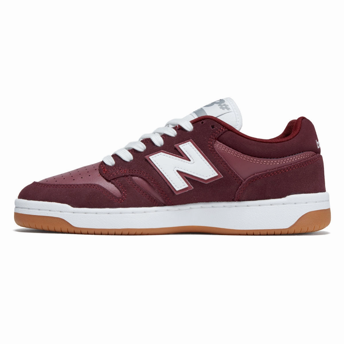 New Balance 480 Shoes - Monarch Burgundy/White Urban Flex Max