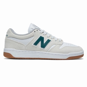Adult Casual New Balance 480 Shoes - Sea Salt/Vintage Teal