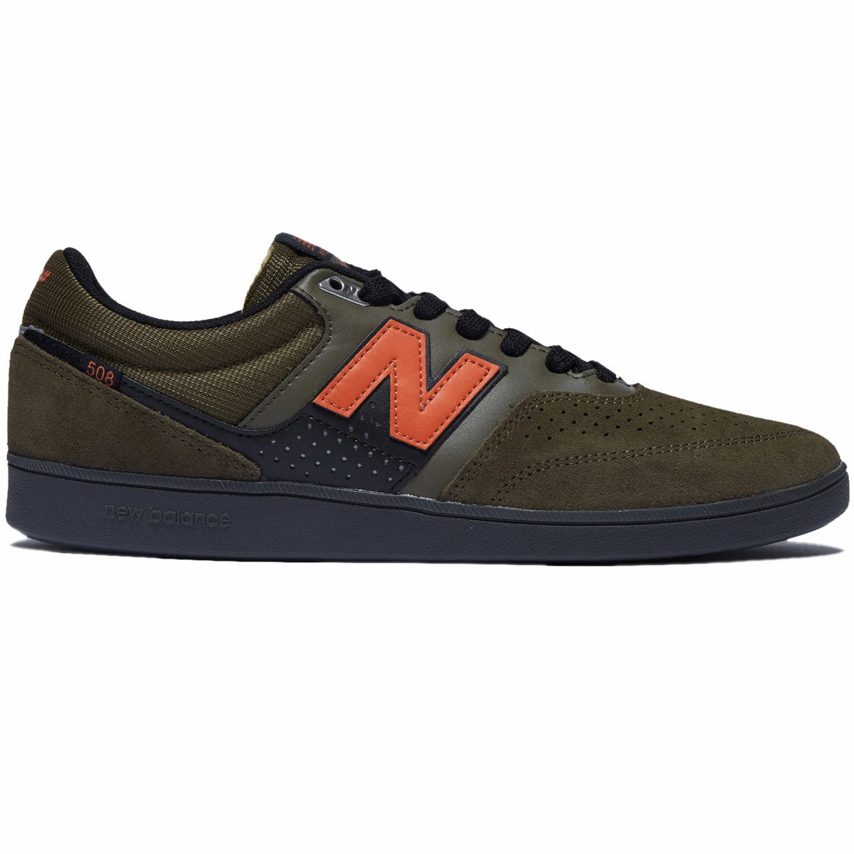 New Balance 508 Westgate Shoes - Olive/Rust quick dry Skater Support Fit