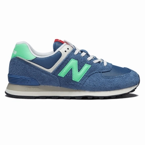 carbon - fiber - plate New Balance 574 Shoes - Blue Agate