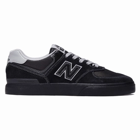 New Balance 574 Vulc Shoes - Black/Black Weather Proof