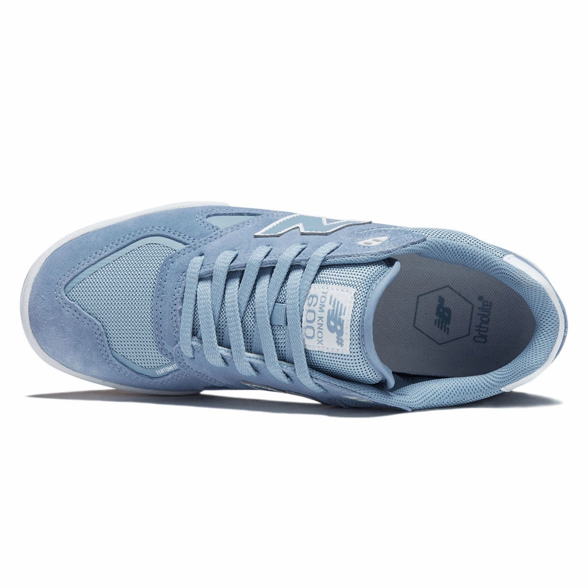New Balance 600 Tom Knox Shoes - Baby Blue/White Ollie Zone