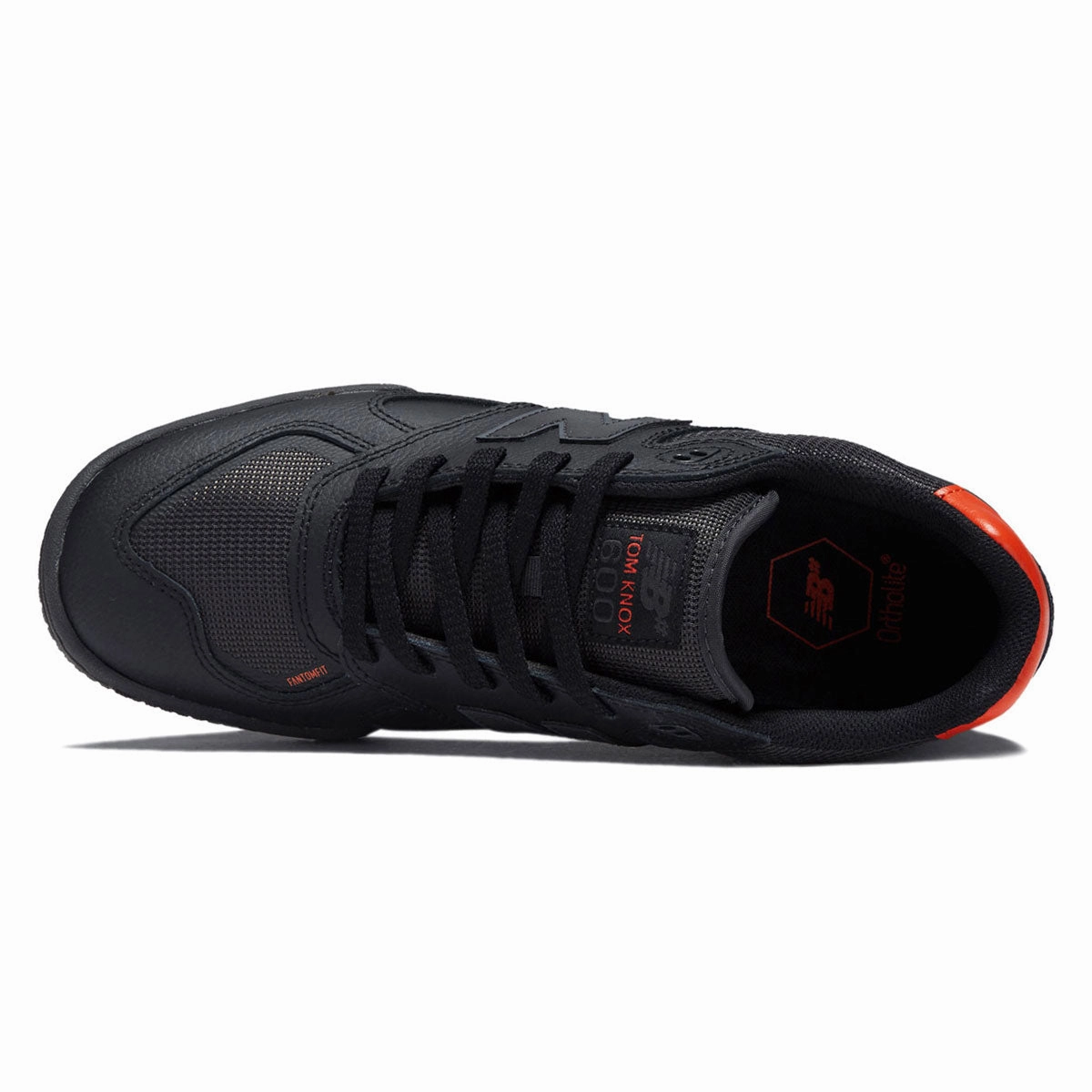 New Balance 600 Tom Knox Shoes - Black/Orange Quick Lock