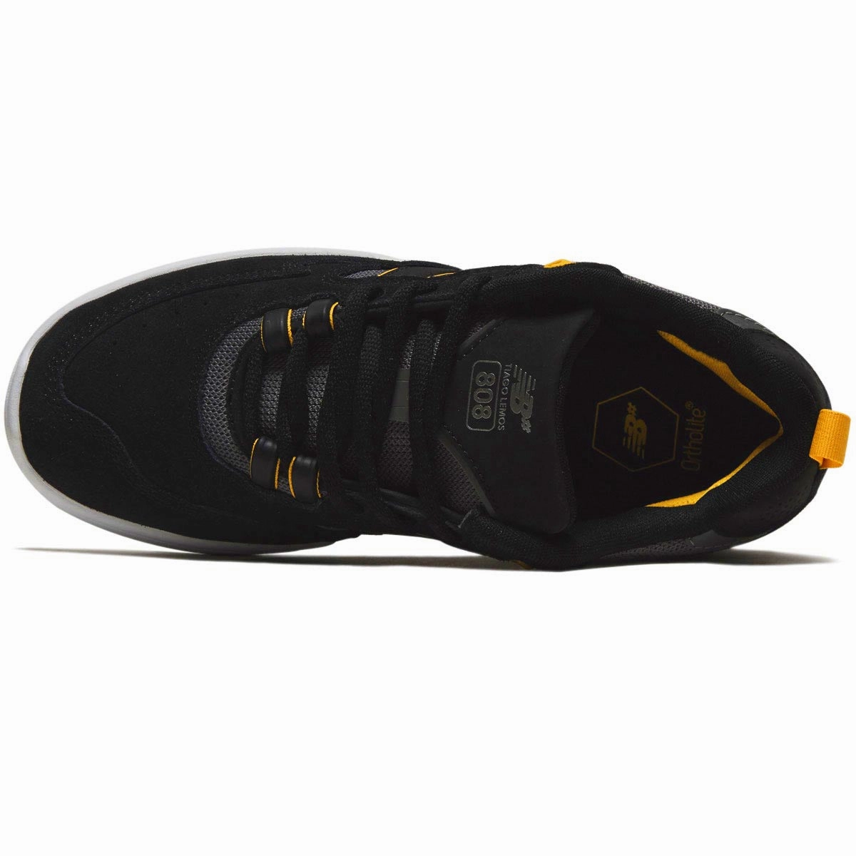 New Balance 808 Tiago Shoes - Black/Yellow Toe Shield