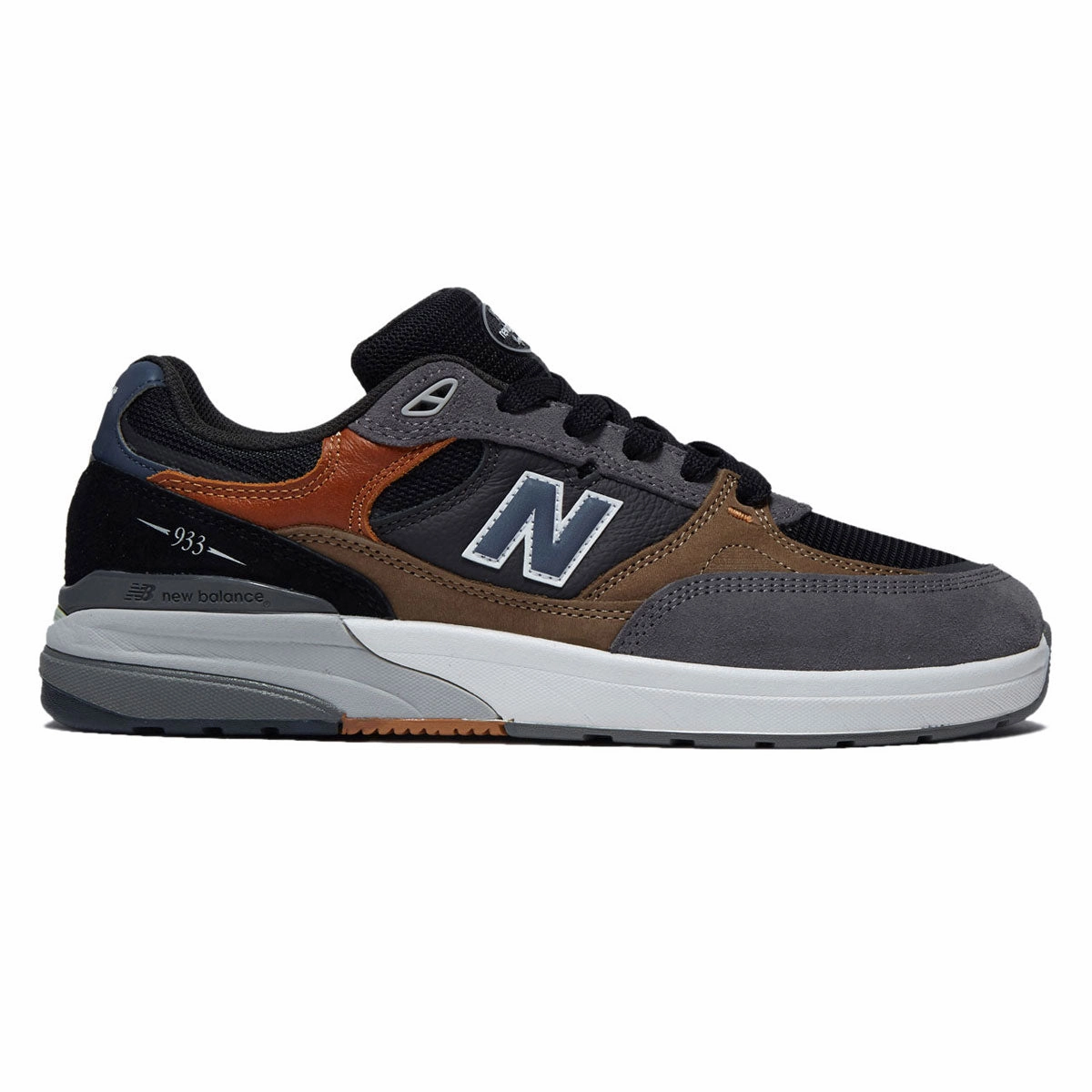New Balance Andrew Reynolds 933 Wide Shoes - Tan/Grey Smooth Style