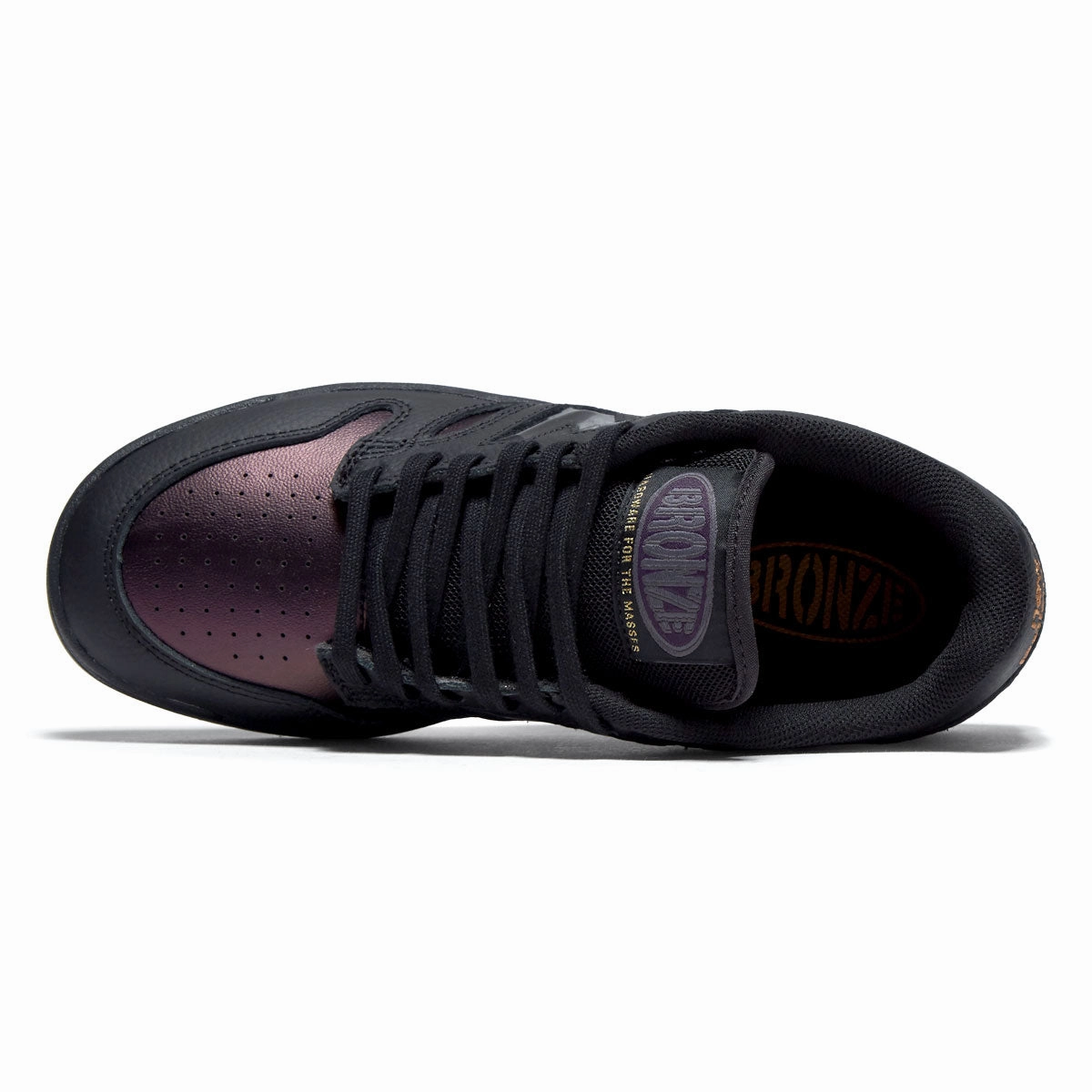 New Balance x Bronze 56k 480 Shoes - Black/Black Strong Grip