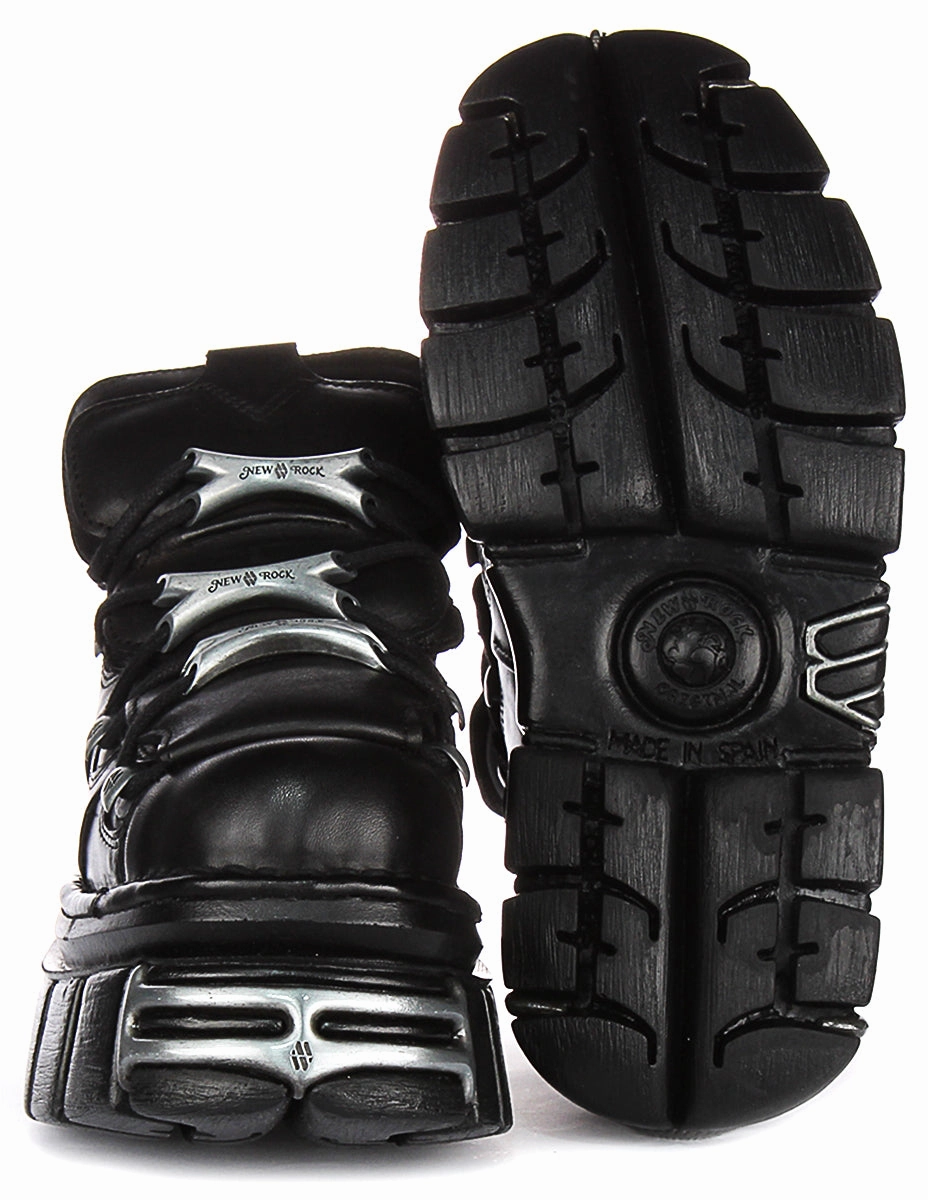 New Rock 106 Tower Platform In Black Walk Light