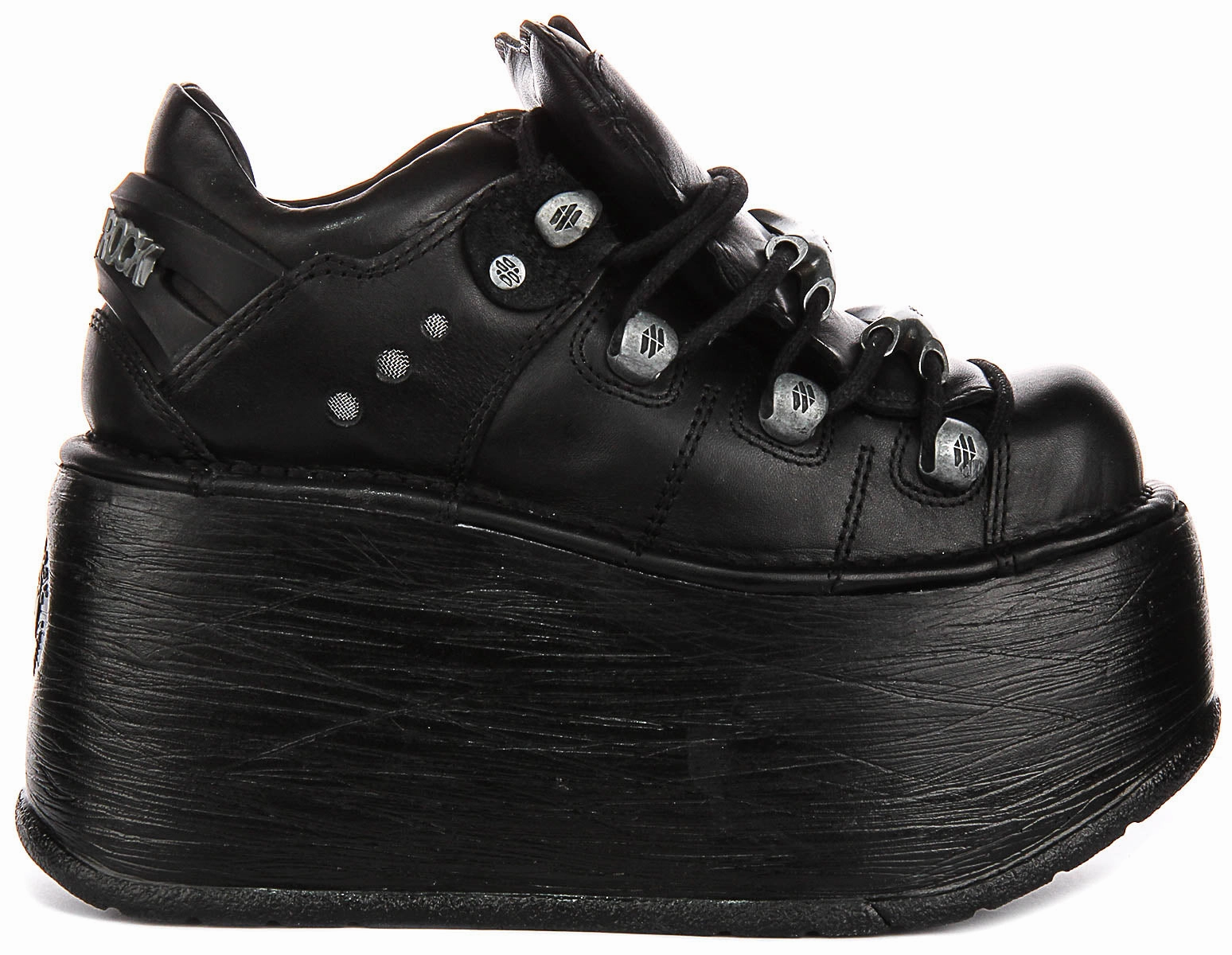 New Rock 120 Platform In Black Flexible Step