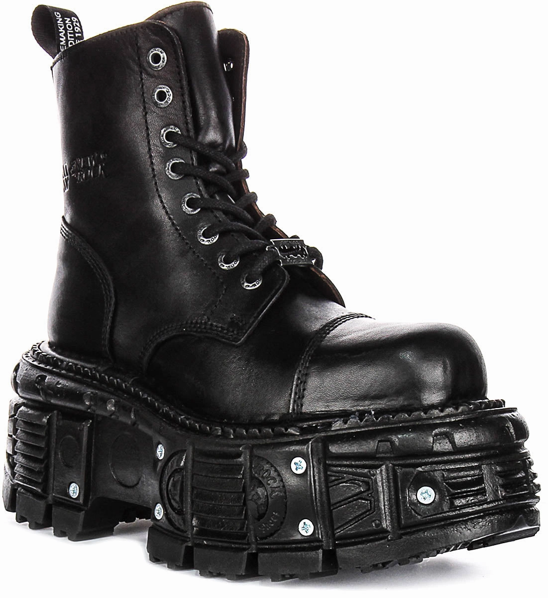 Resistant to wear Newrock 083 Tank In Black Boots