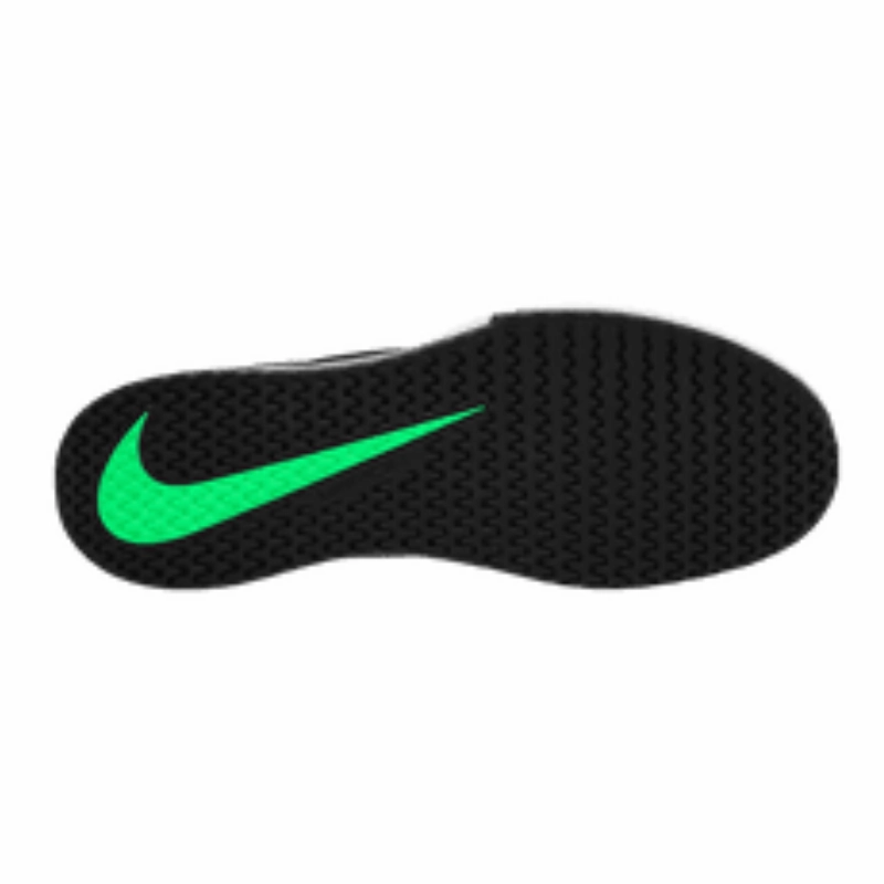 Night Run Nike Court Vapor Lite 2 Men Hard Court Tennis Shoes - Black/Poison Green-White