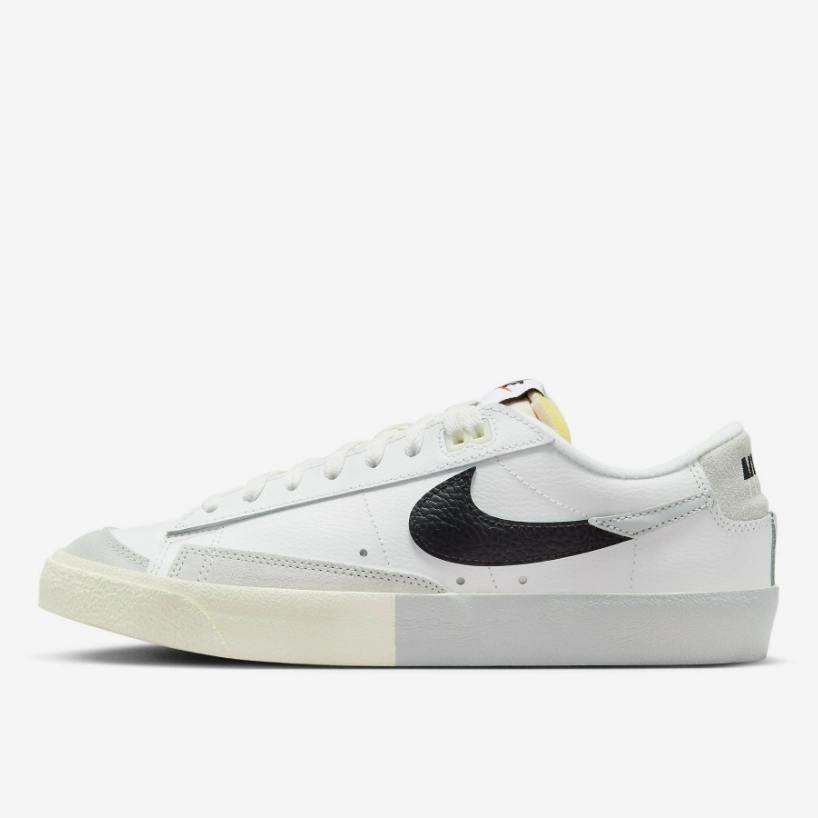 NIKE - Blazer Low 77 Split - Summit White/Silver - Unisex [DZ2544 100] Wireless Biodegradable