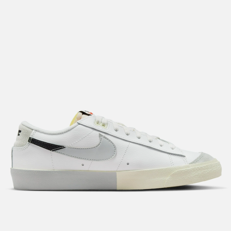 NIKE - Blazer Low 77 Split - Summit White/Silver - Unisex [DZ2544 100] Anti - slip pattern