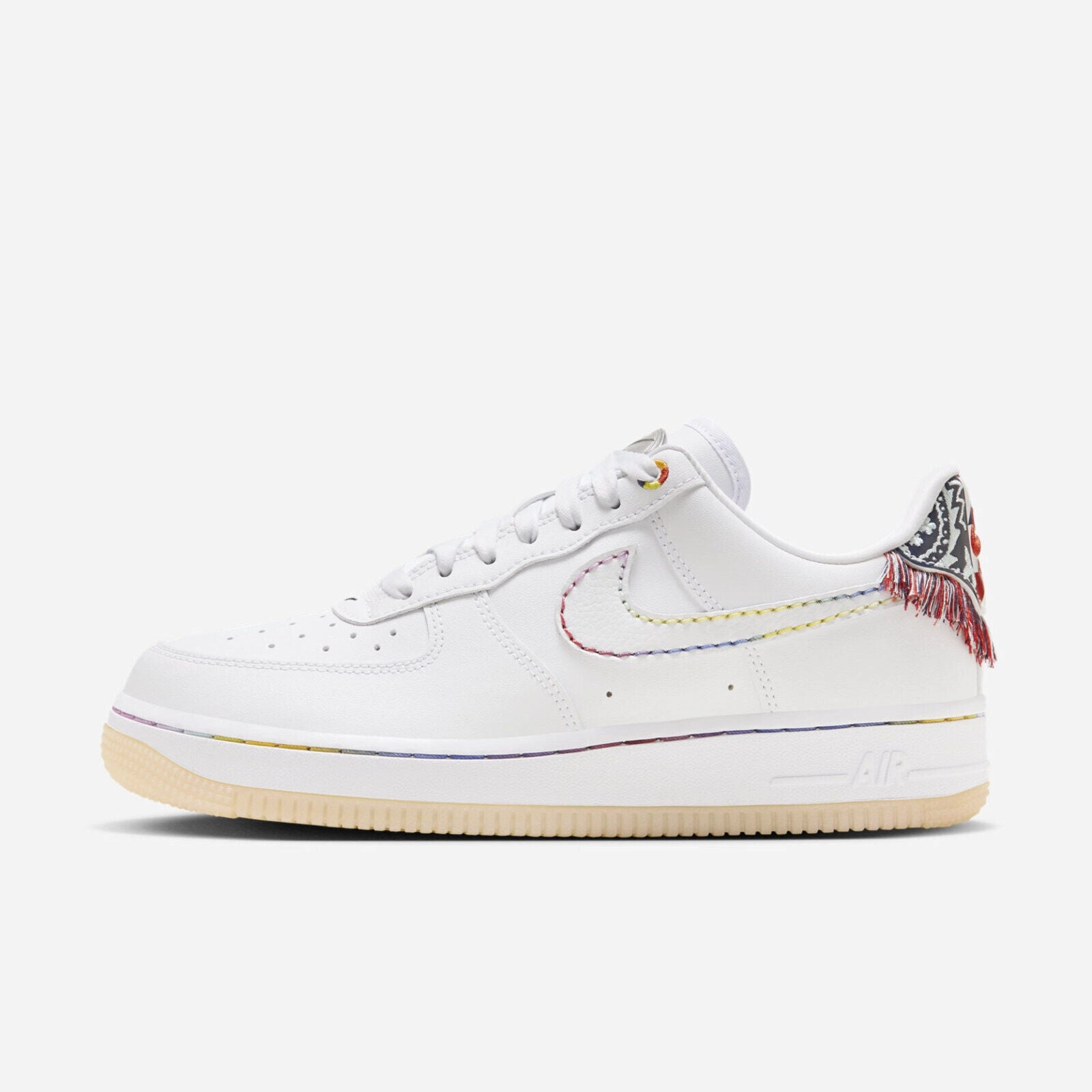 NIKE - W Air Force 1 LX - White Multi Patch - Women's [FN8918 111] Metatarsal Support outdoor running option