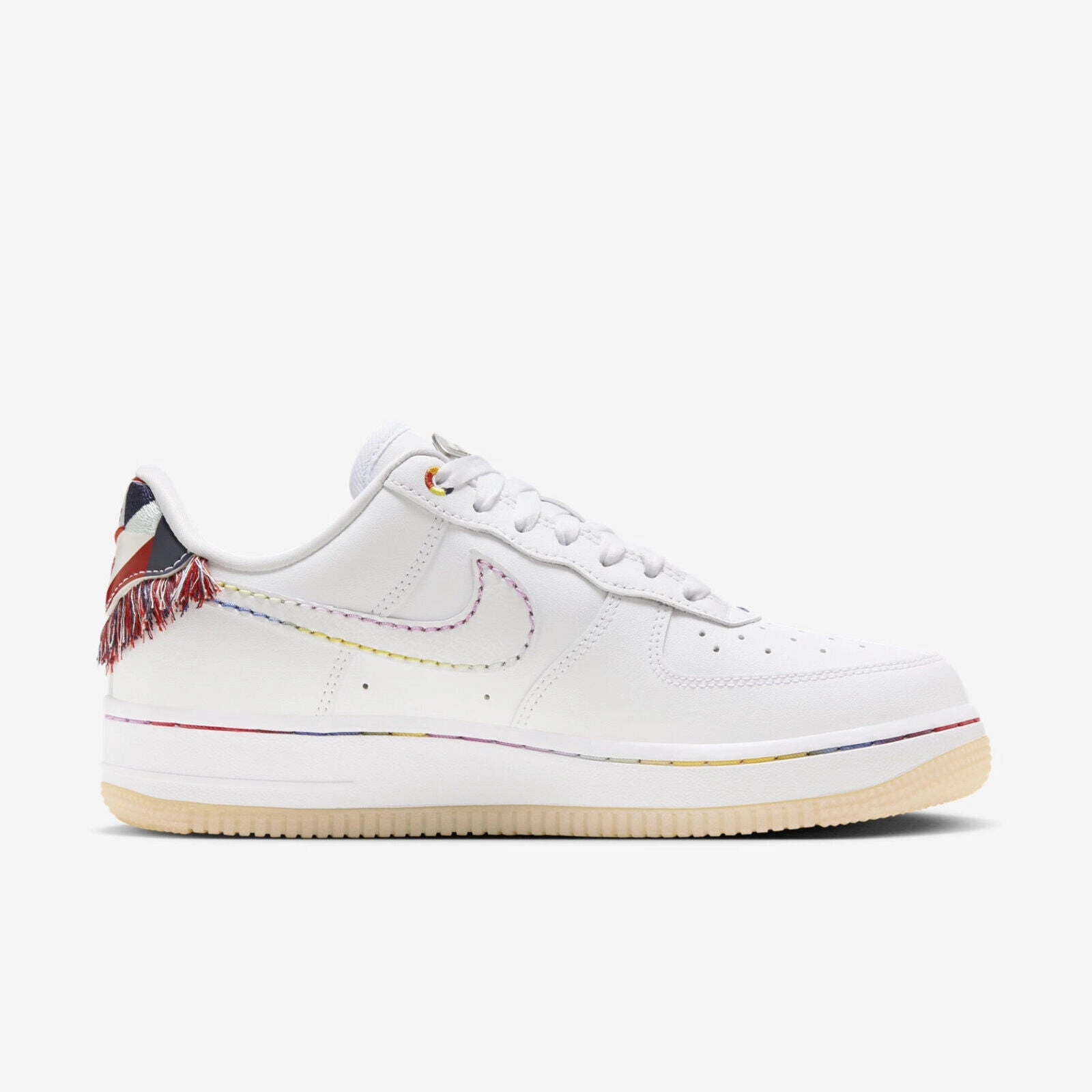NIKE - W Air Force 1 LX - White Multi Patch - Women's [FN8918 111] Easy - Slip