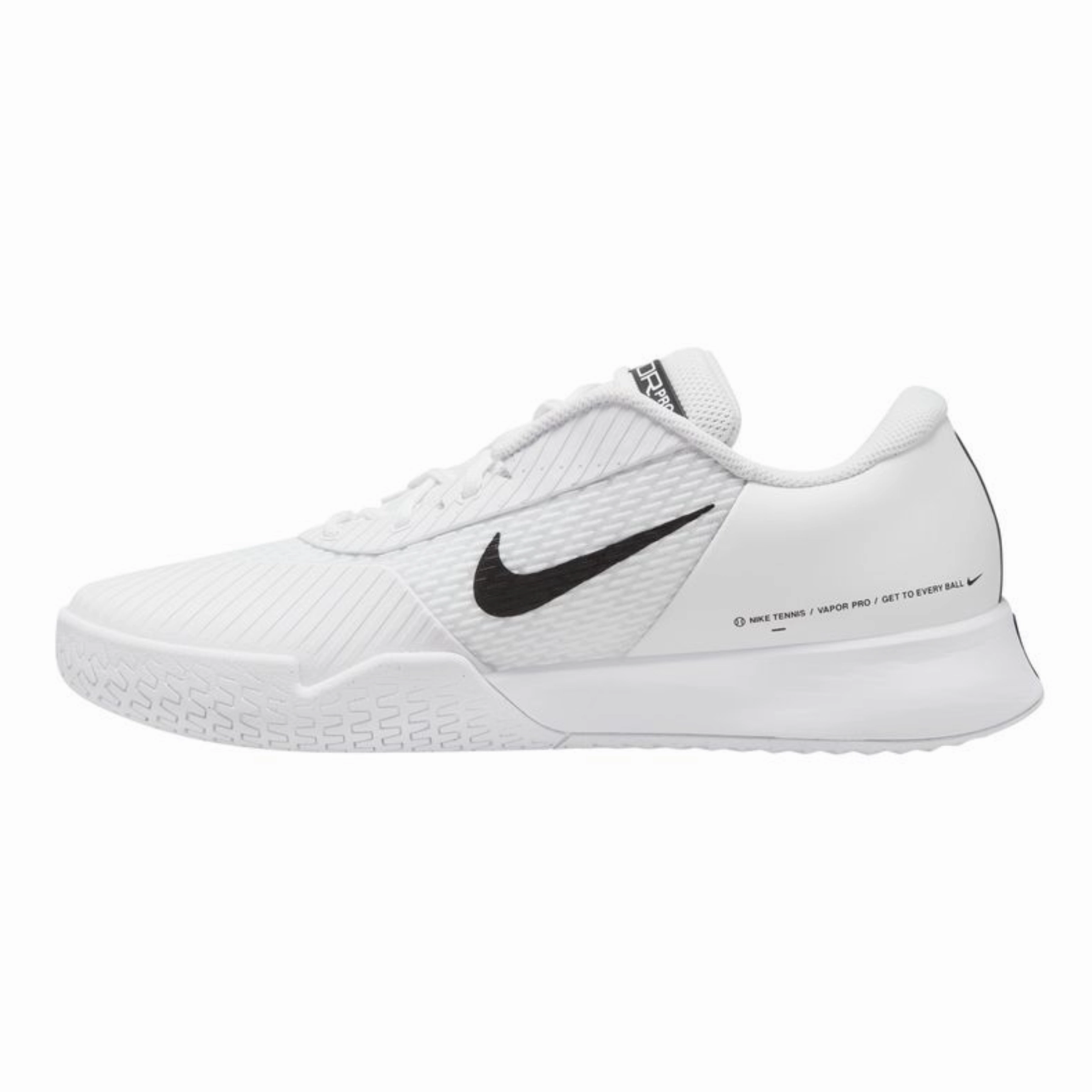Nike Air Zoom Vapor Pro 2 HC White/White Men Tennis Shoes Comfortable Lacing System Design