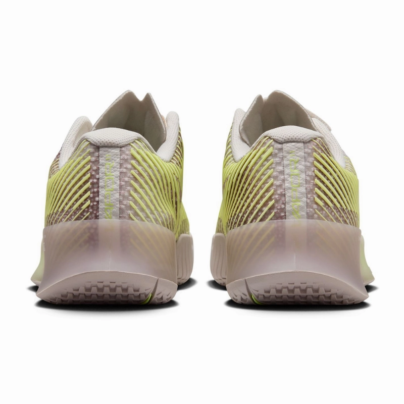 Nike Court Air Zoom Vapor 11 Premium Women Hard Court Tennis Shoes - Phantom/Barely Volt-Platinum Violet Non Slipping Ability Performance Design Quality