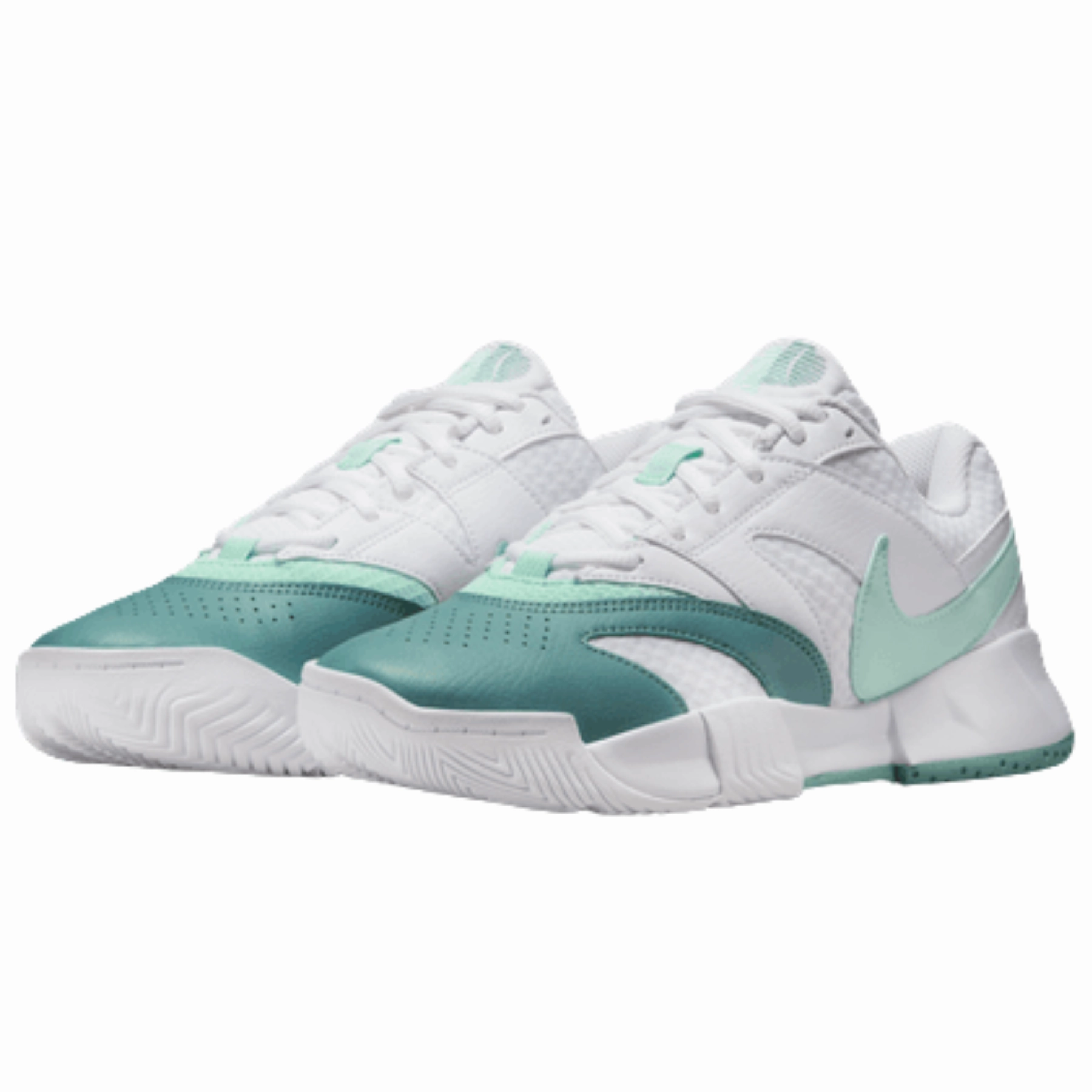 Nike Court Lite 4 Women's Tennis Shoes - White/Mint Foam-Cannon Soft Outer Layer Material Design Quality