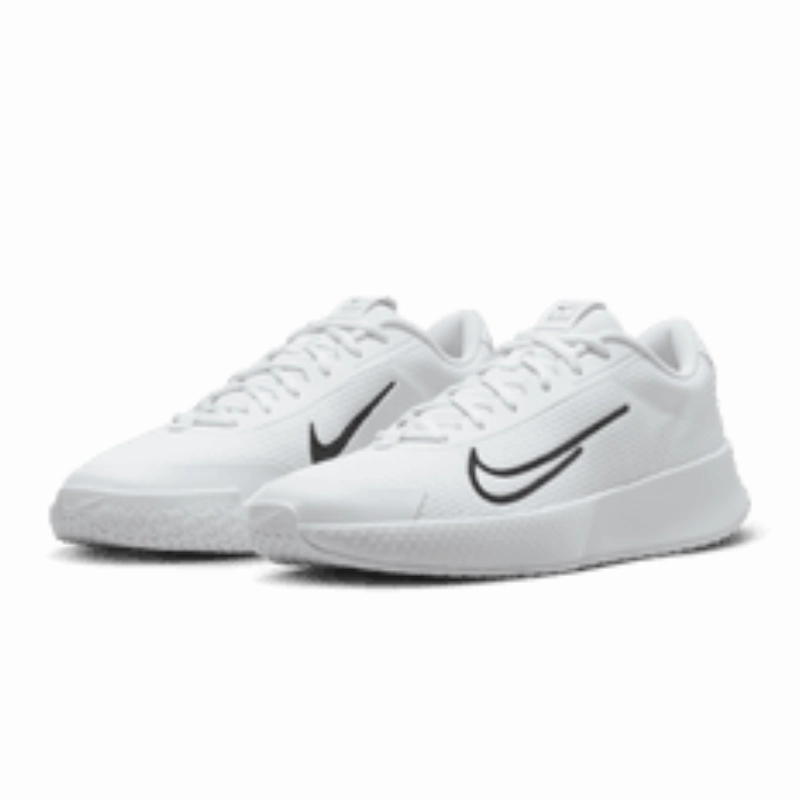 Nike Court Vapor Lite 2 White/Black Men Hard Court Tennis Shoes Midfoot Control