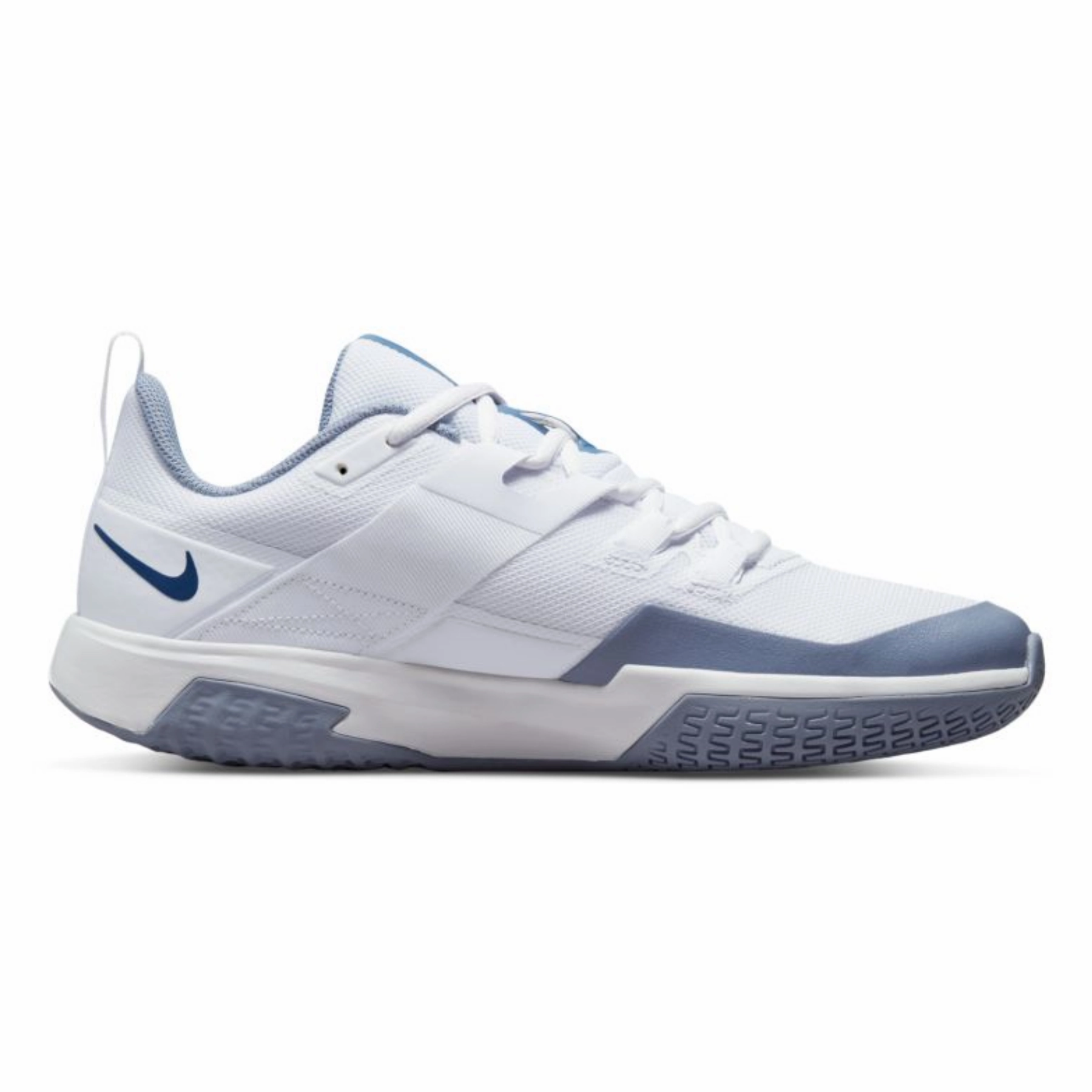 Nike Court Vapor Lite Mens Hard Court Tennis Shoes - White/Mystic Navy-Ashen Slate Anti Concept Design