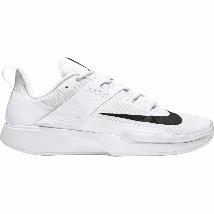 Nike Court Vapor Lite Tennis Shoes - White/Black Static - proof Insole
