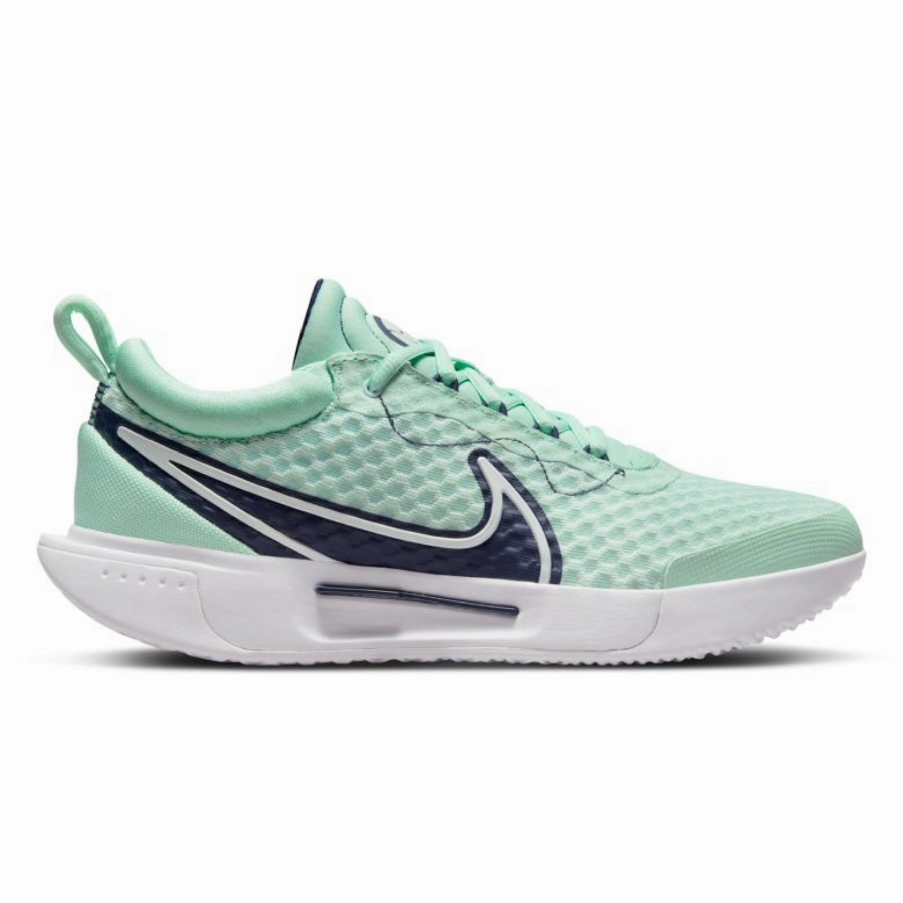 Nike Court Zoom Pro Mint Foam/Obsidian White Women Hard Court Tennis Shoes Flexible Toe Movement