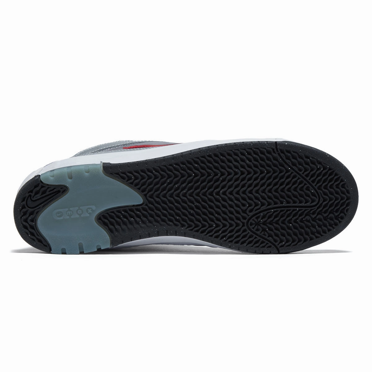 Nike SB Air Max Ishod Premium Shoes - Metallic Silver/Varsity Red Jump Support