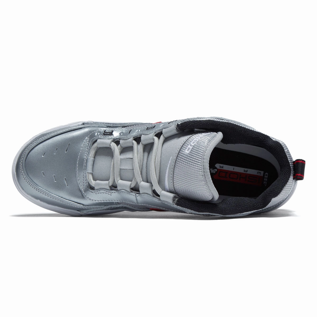 Nike SB Air Max Ishod Premium Shoes - Metallic Silver/Varsity Red Jump Support