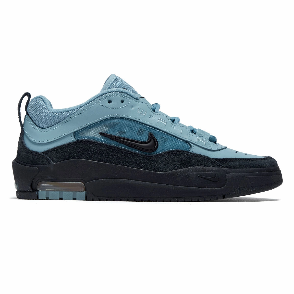 Active Motion Flex Cushion Nike SB Air Max Ishod Shoes - Denim Turquiose/Black