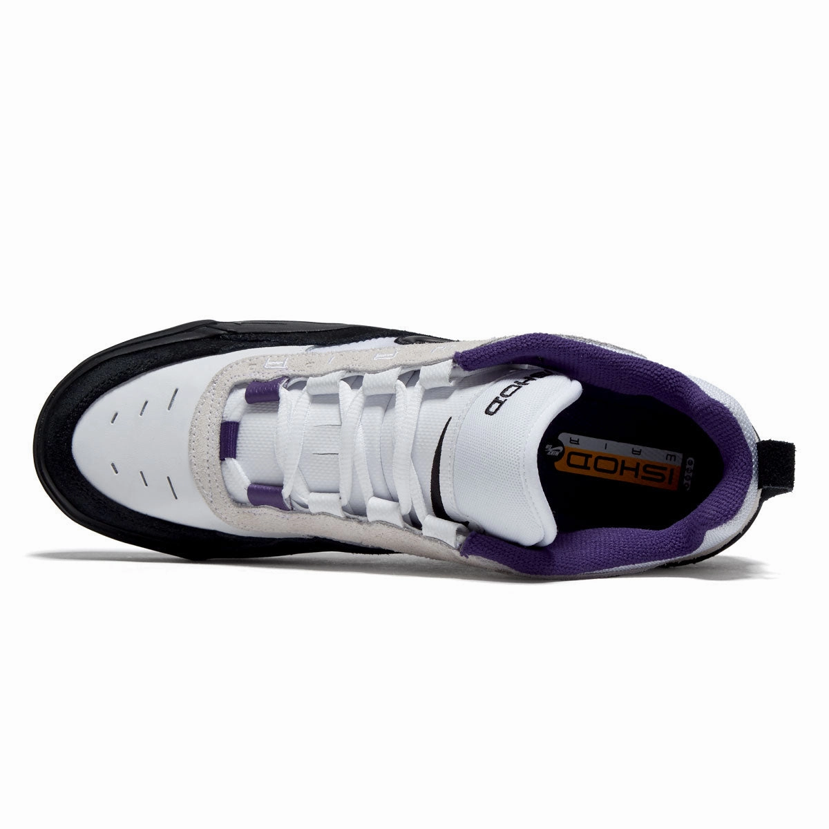 Nike SB Air Max Ishod Shoes - White/Black/Court Purple/Black Shock Guard Pro