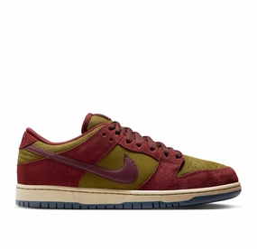 Nike SB Dunk Low Dark Team Red Olive Shoes rechargeable running in a spinning studio shoes