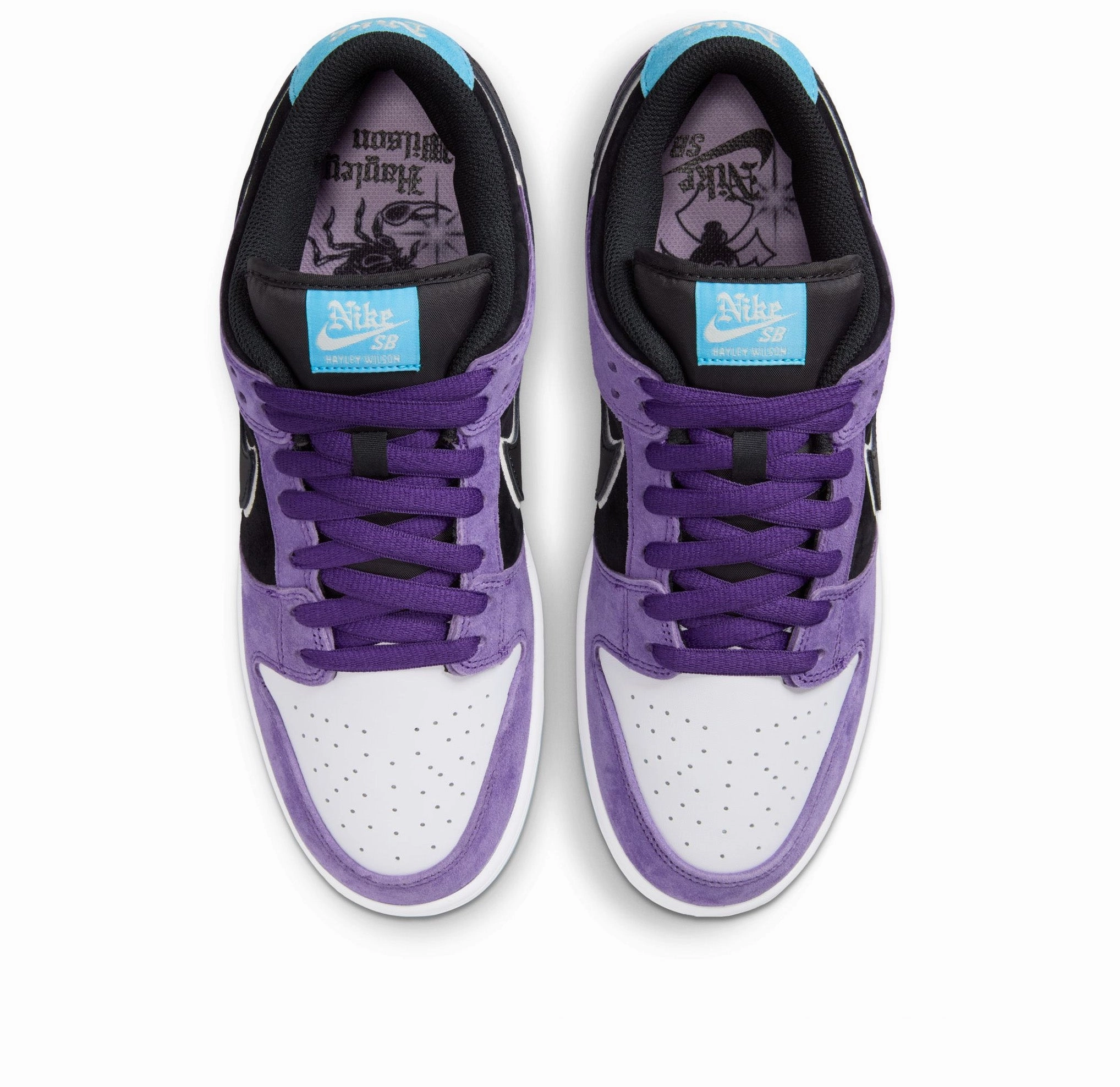 Nike SB Dunk Low Pro Hayley Wilson Court Purple/Black/White Shock Damping Design