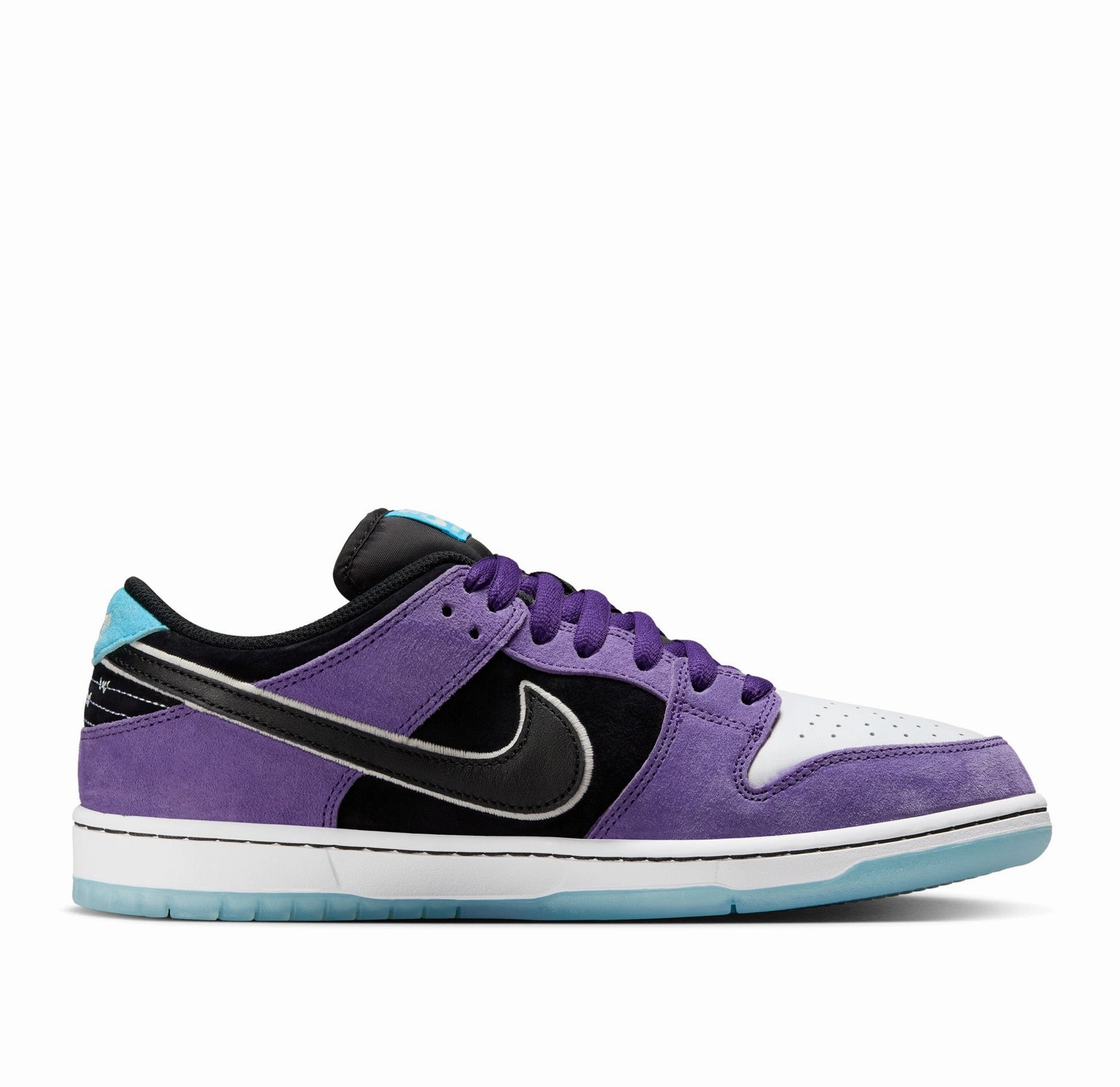 bright - colors shoes Heel Zone Nike SB Dunk Low Pro Hayley Wilson Court Purple/Black/White
