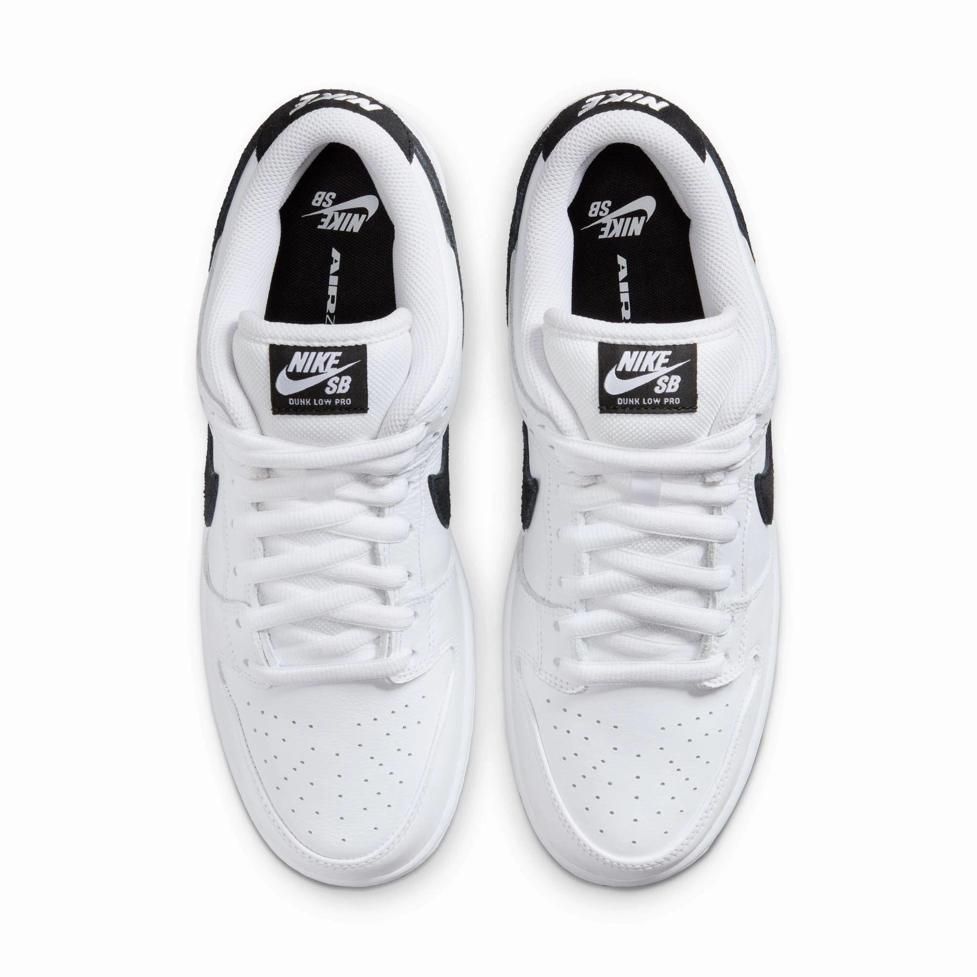 Nike SB Dunk Low Pro White / Black Sale Quarter - sole Grip