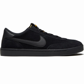 Freestyle Ride Fit Concrete Friendly Nike SB FC Classic Shoes - Black/Black/Vivid Orange