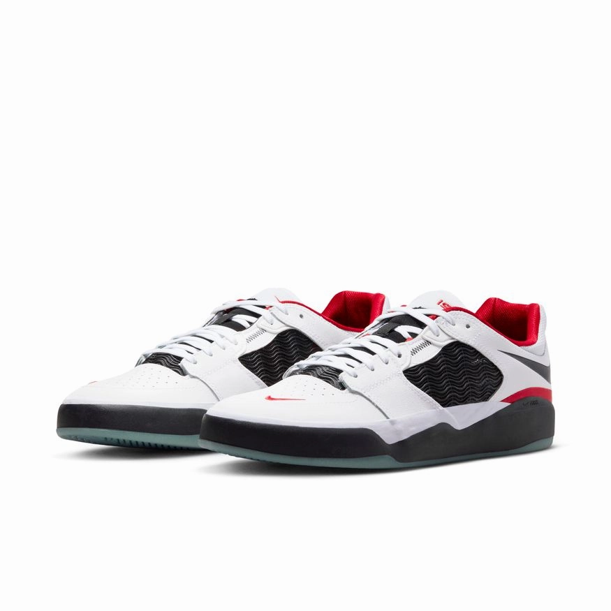 Nike SB Ishod PRM White/Black/University Red Sale All Concept Product