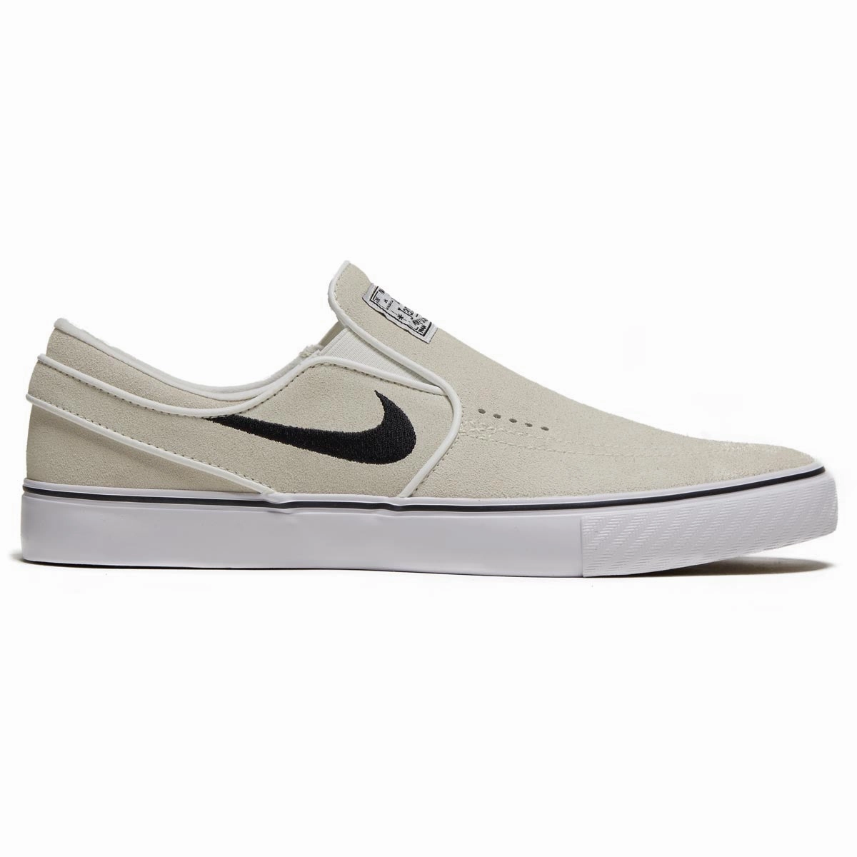 Nike SB Janoski  Slip Shoes - Summit White/Black/Summit White/White Comfort Access Adaptive cushion