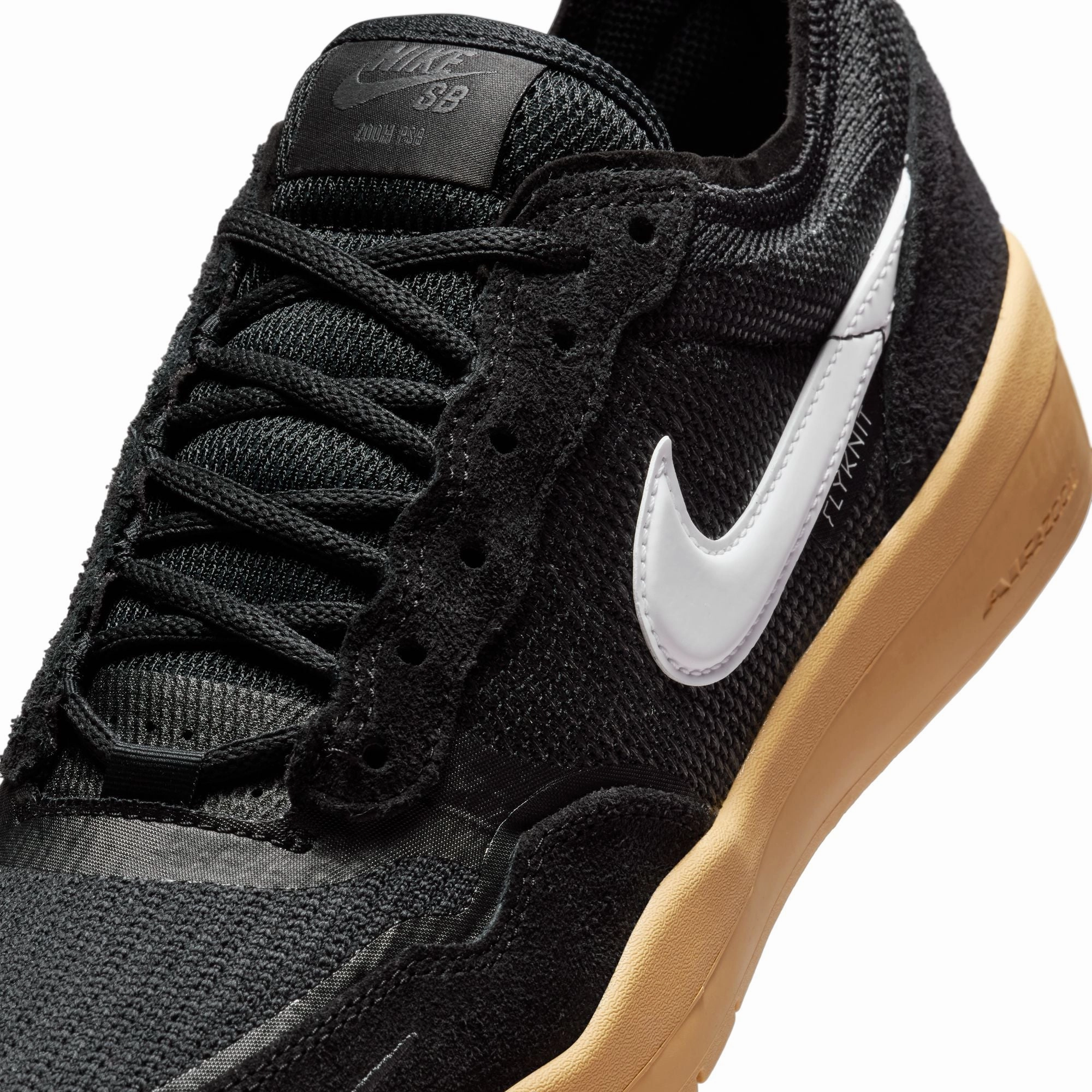 Nike SB PS8 Black / White / Anthracite Gum Yellow Soft Comfort