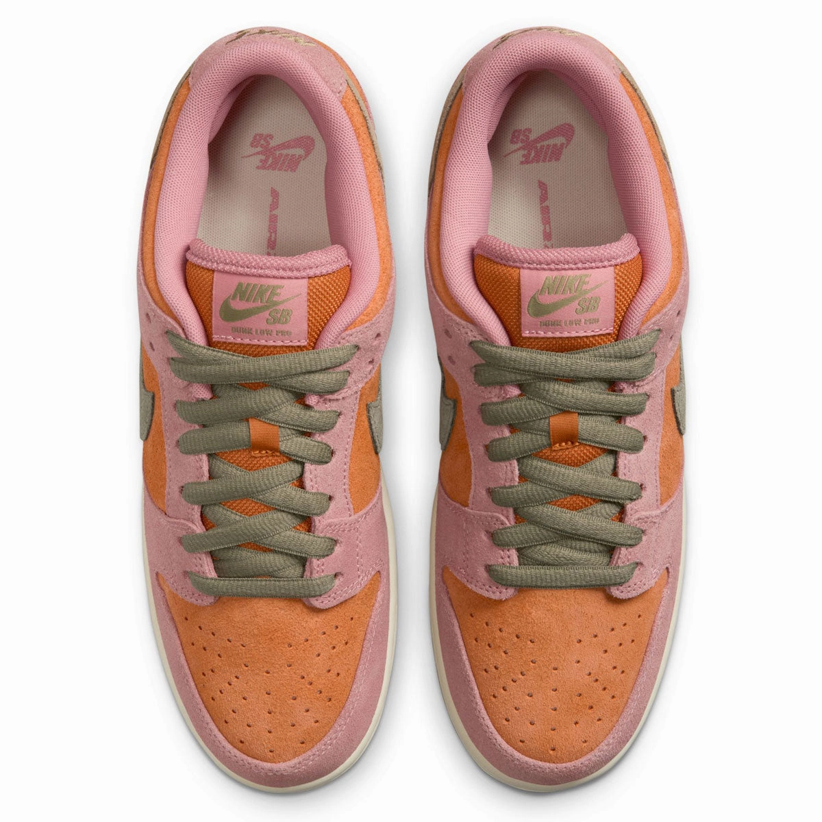 Nike SB Red Stardust Dunk Low Pro Shoes - Red Stardust/Neutral Olive/Monarch Board Armor