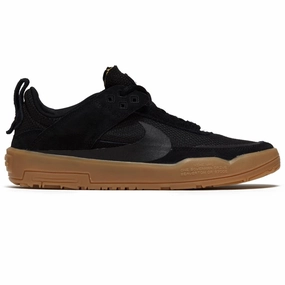 Nike SB Youth Day One Shoes - Black/Black/Gum Light Brown/White Luxury Wear