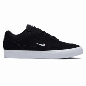 Performance Support Nike SB Youth Malor Shoes - Black/White/Black/White