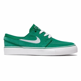 Nike SB Youth Stefan Janoski Shoes - Pine Green/Sail Flex Action Travel Light