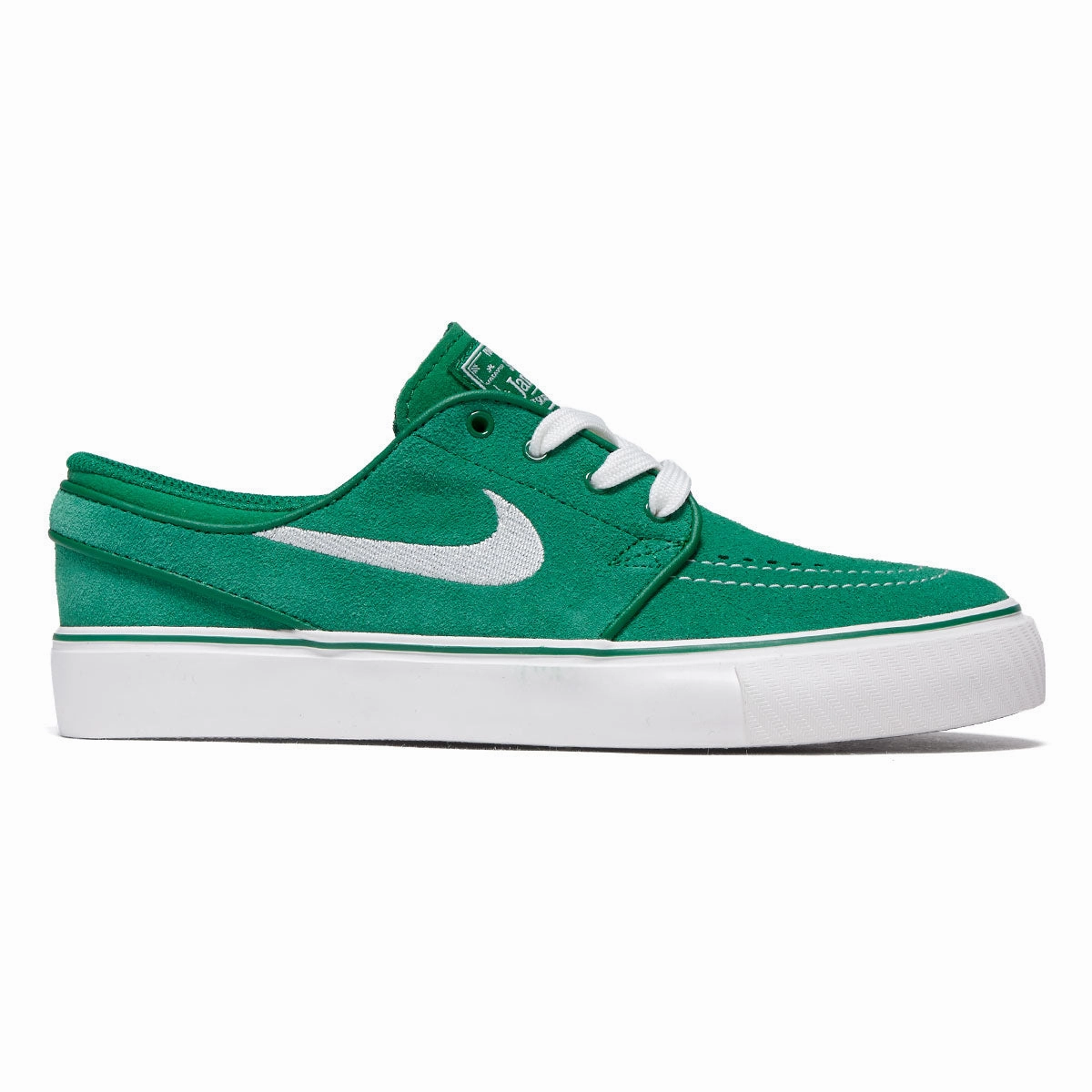Nike SB Youth Stefan Janoski Shoes - Pine Green/Sail Flex Action Travel Light