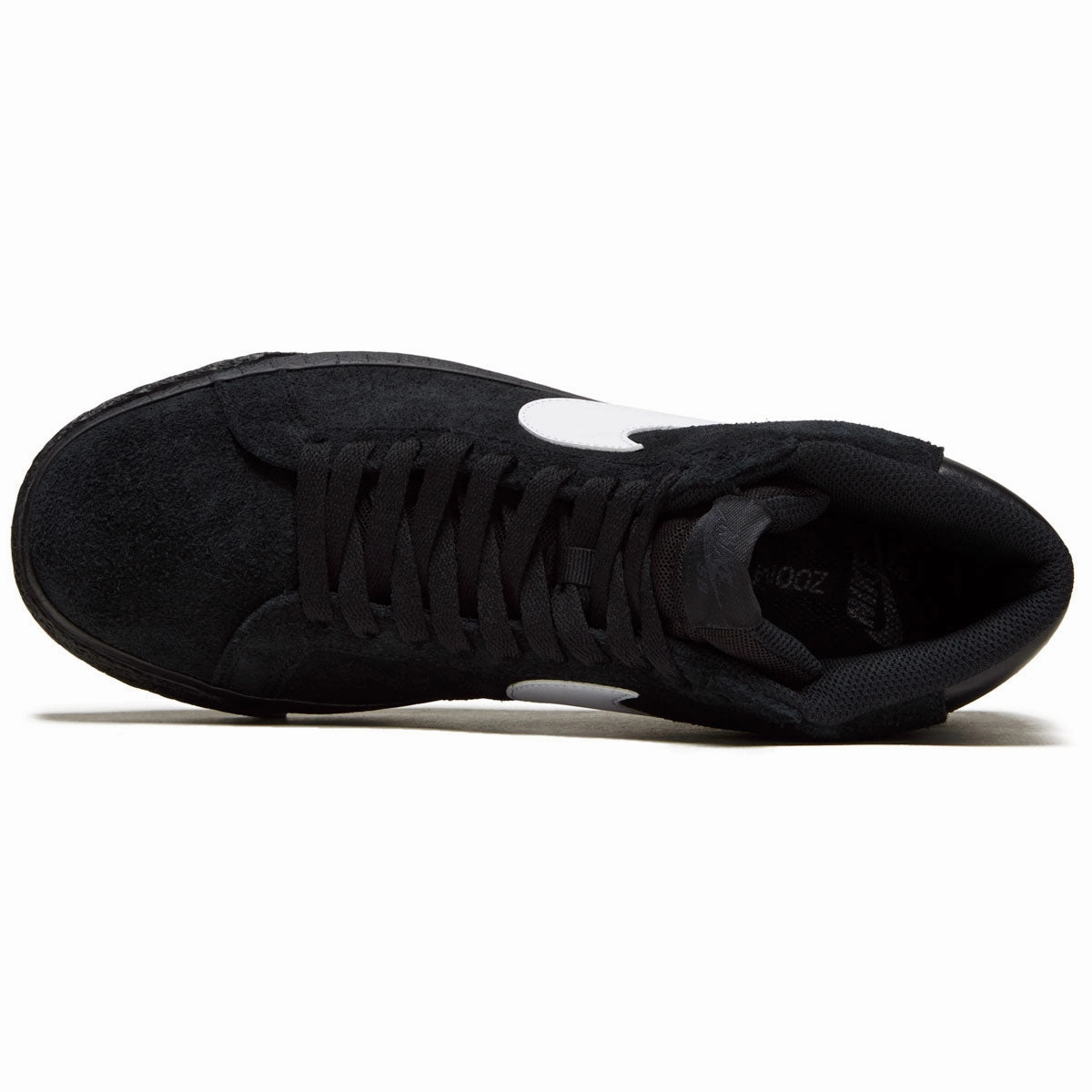 Nike SB Zoom Blazer Mid Shoes - Black/White/Black/Black Grip shield