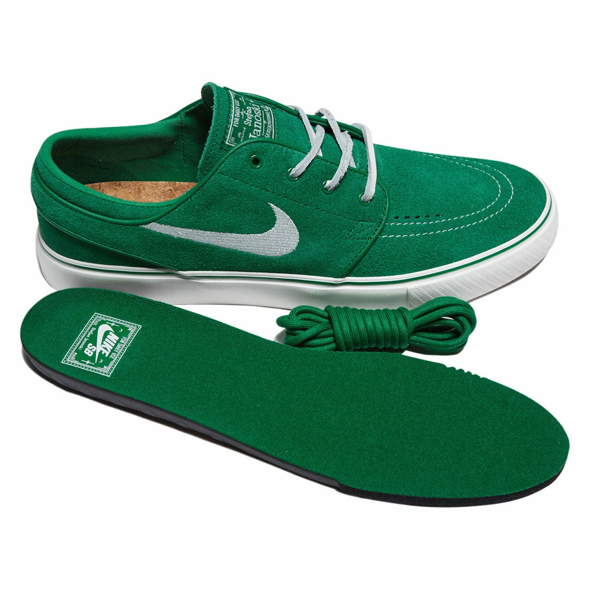 Nike SB Zoom Janoski OG  Shoes - Pine Green/Sail Wide foot